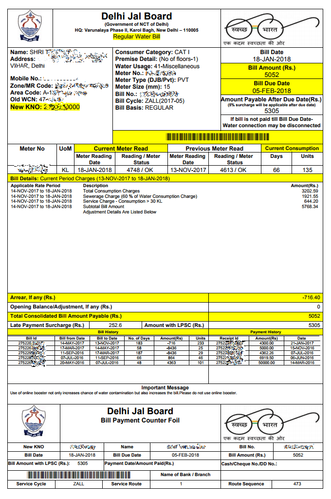 how-to-download-old-bill-delhi-jal-board-delhi-jal-board-old-bill