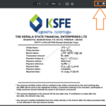 KSFE Payment Receipt View