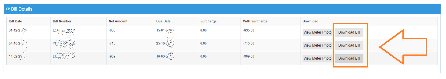 Huda Water and Sewerage Bill