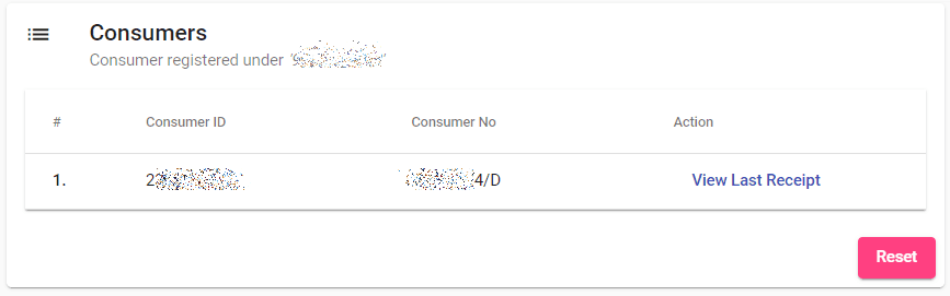 Kerala Water Authority Payment Receipt PDF 